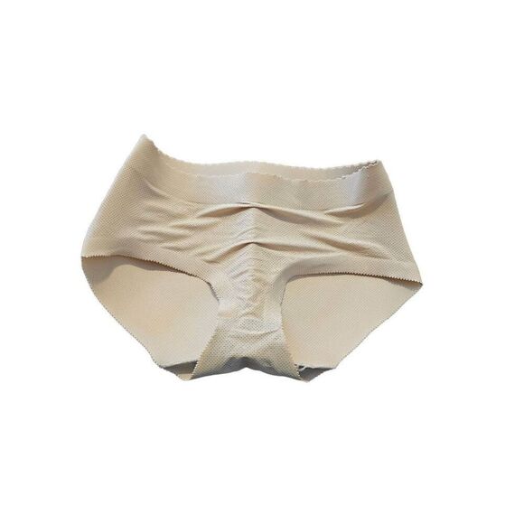 Shaper Padded Bottom Panty or Hip Pads Stretchable Skin Color XL NEW - Picture 3 of 9
